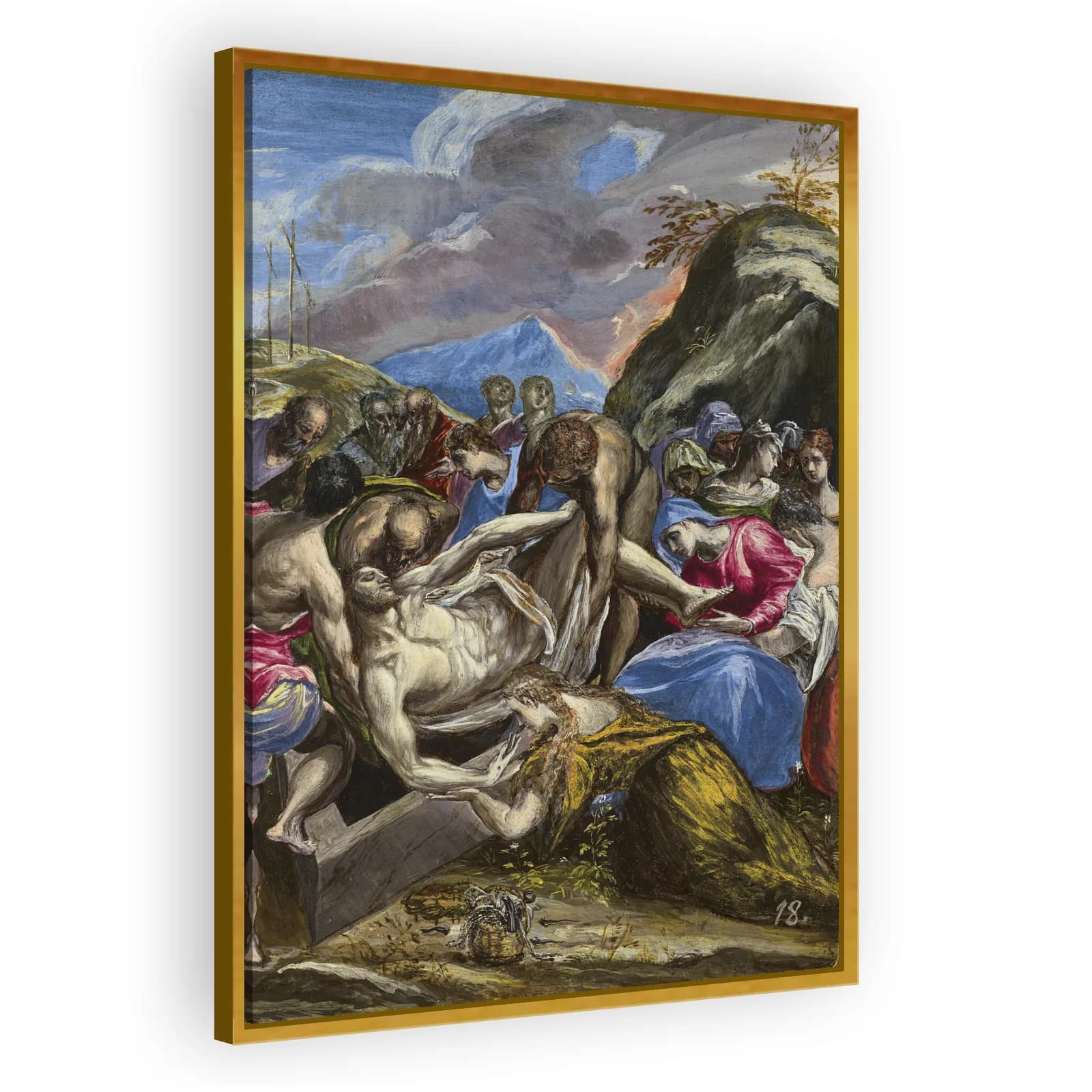 The Entombment of Christ by El Greco - view 3 thumbnail