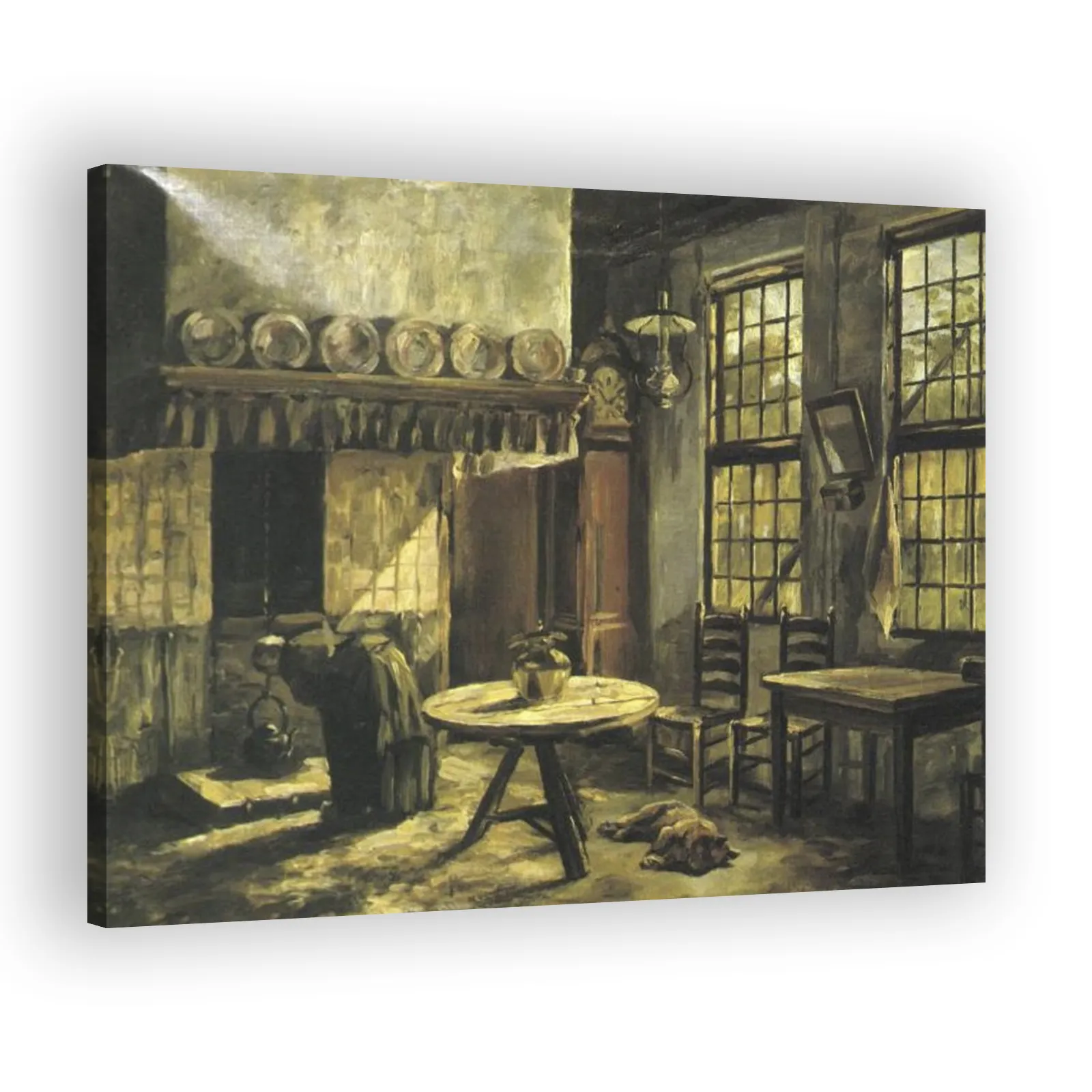 Farm Interior with Hearth in the Achterhoek by Piet Mondrian - view 2 thumbnail