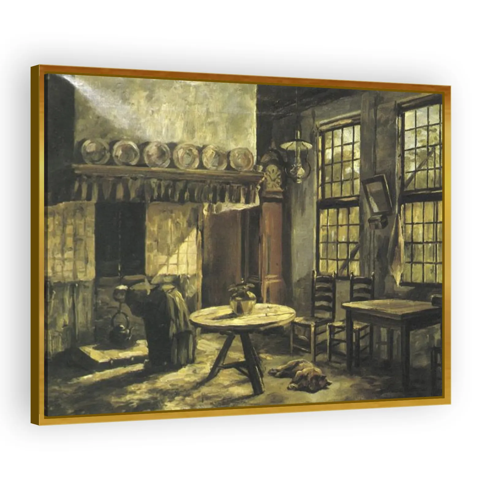 Farm Interior with Hearth in the Achterhoek by Piet Mondrian - view 3 thumbnail