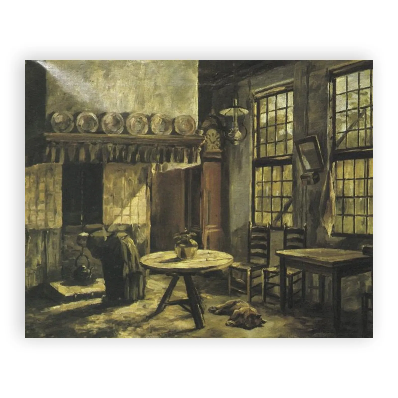 Farm Interior with Hearth in the Achterhoek by Piet Mondrian - view 6 thumbnail