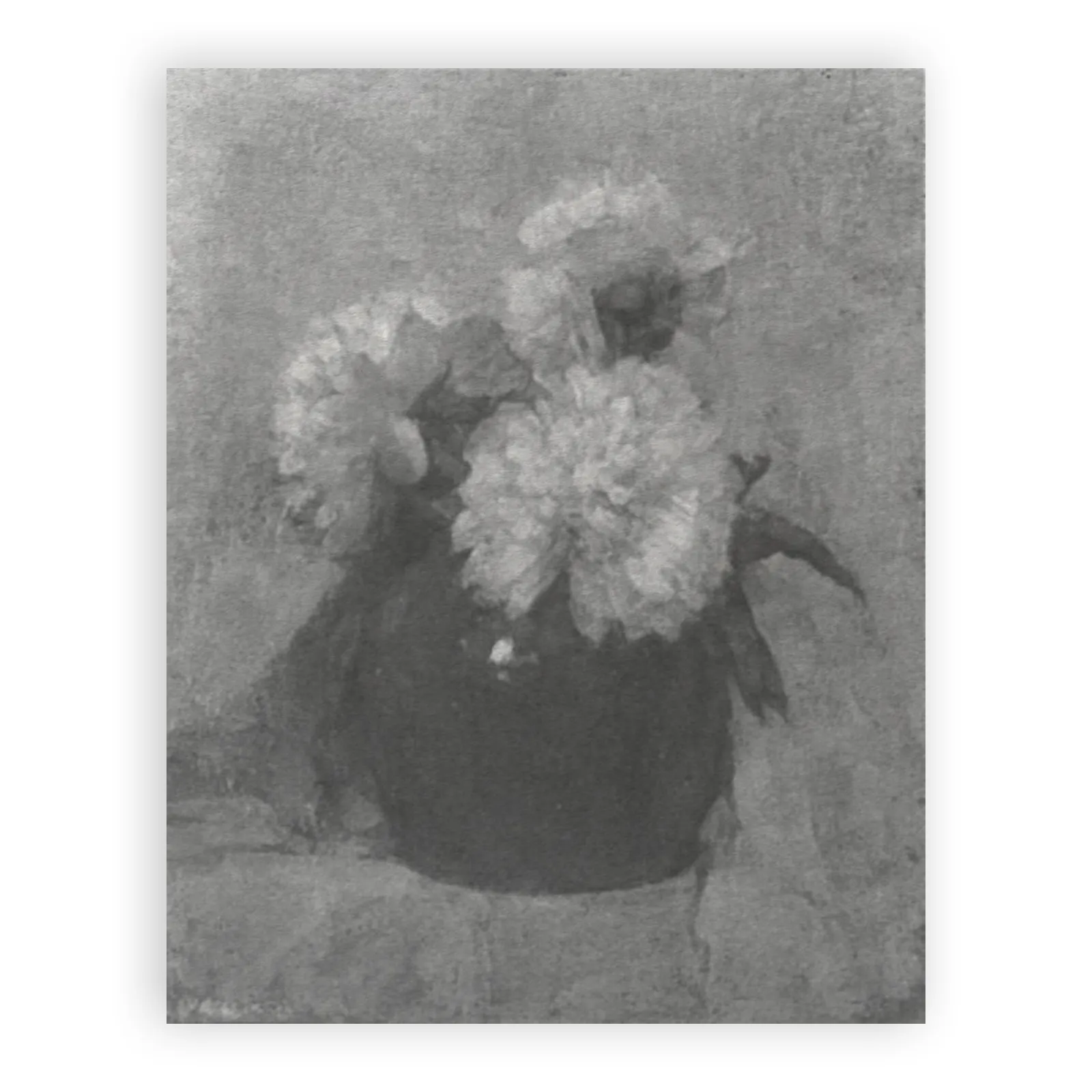 Three Chrysanthemum Blossoms in a Round Pot by Piet Mondrian - view 6 thumbnail