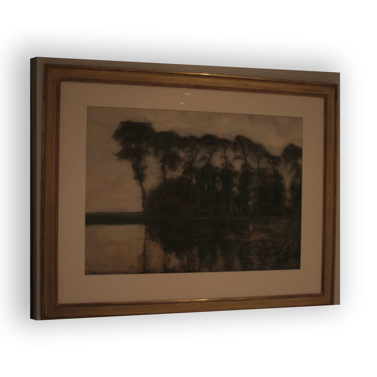 Farmstead Along the Water Screened by Nine Tall Trees by Piet Mondrian - view 2 thumbnail