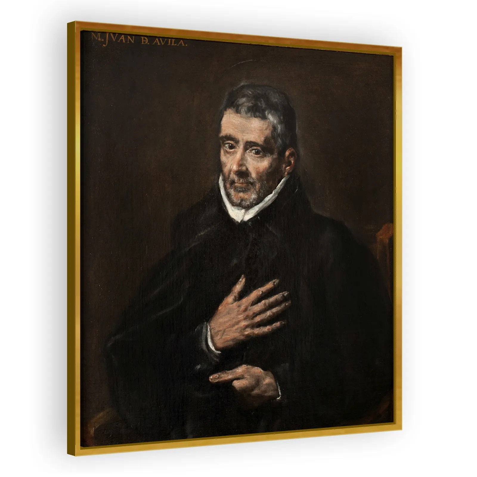 Portrait of Juan de Ávila by El Greco - view 3 thumbnail