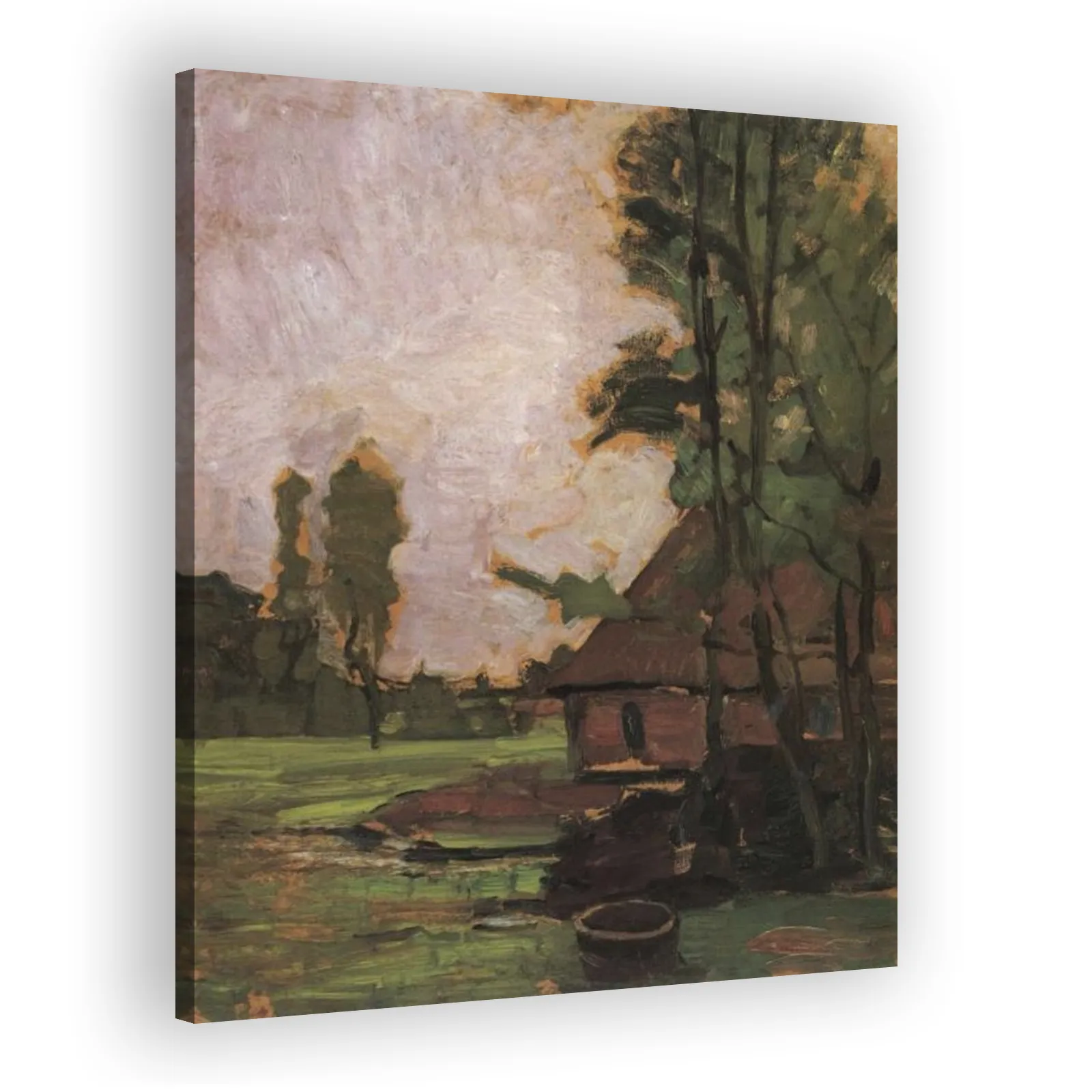 Farm Building and Well by Piet Mondrian - view 2 thumbnail