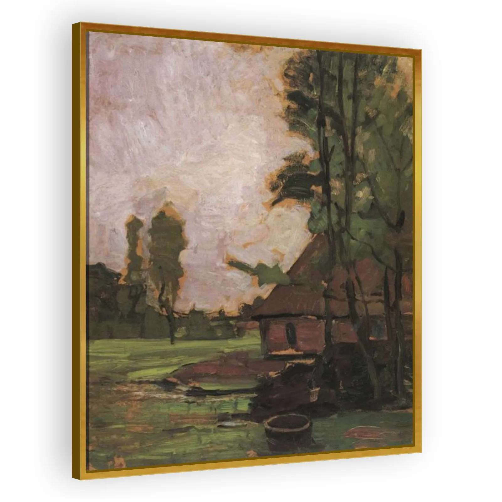 Farm Building and Well by Piet Mondrian - view 3 thumbnail