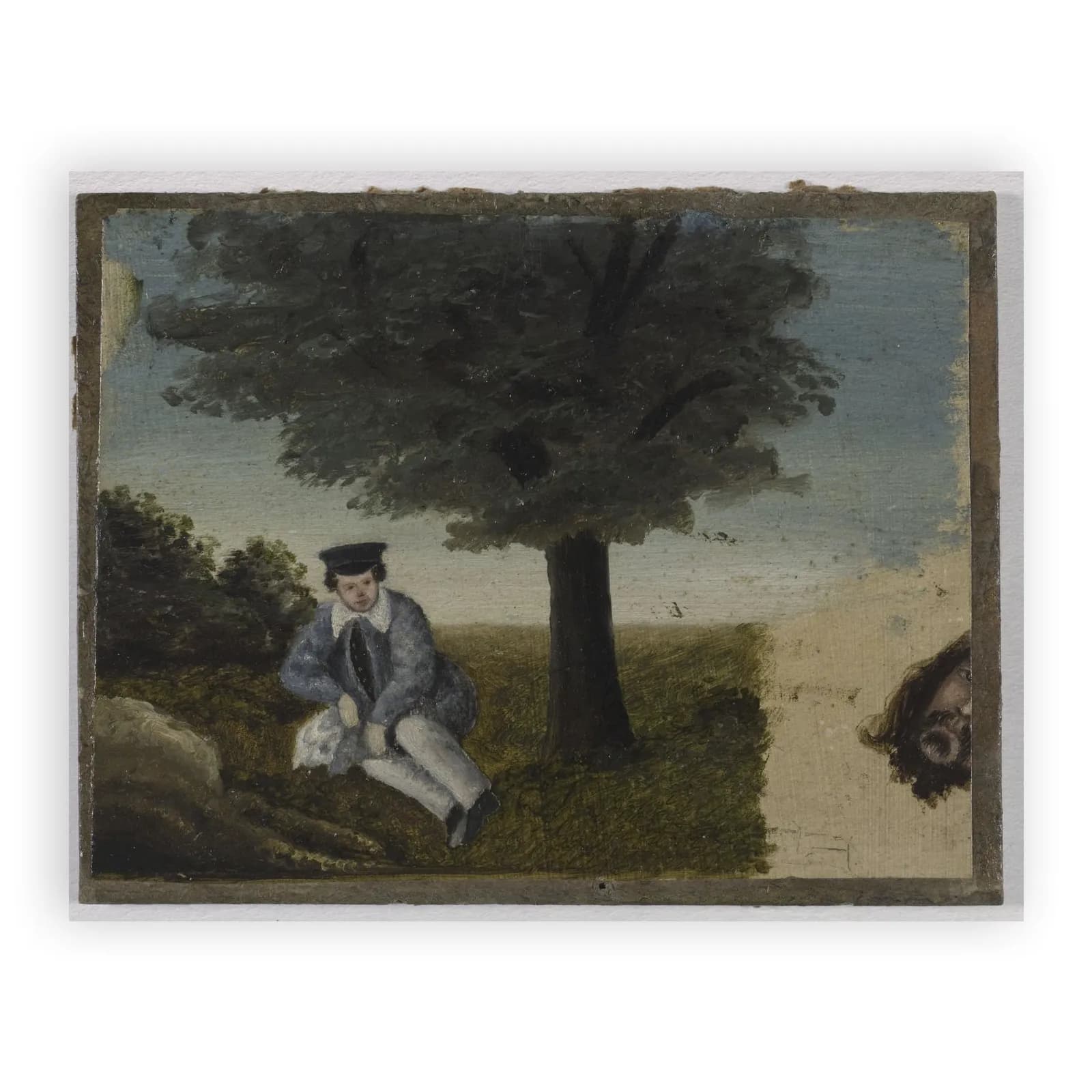 Autoportrait de Gustave Courbet à quatorze ans — fragment de tête barbue by Gustave Courbet - view 6 thumbnail