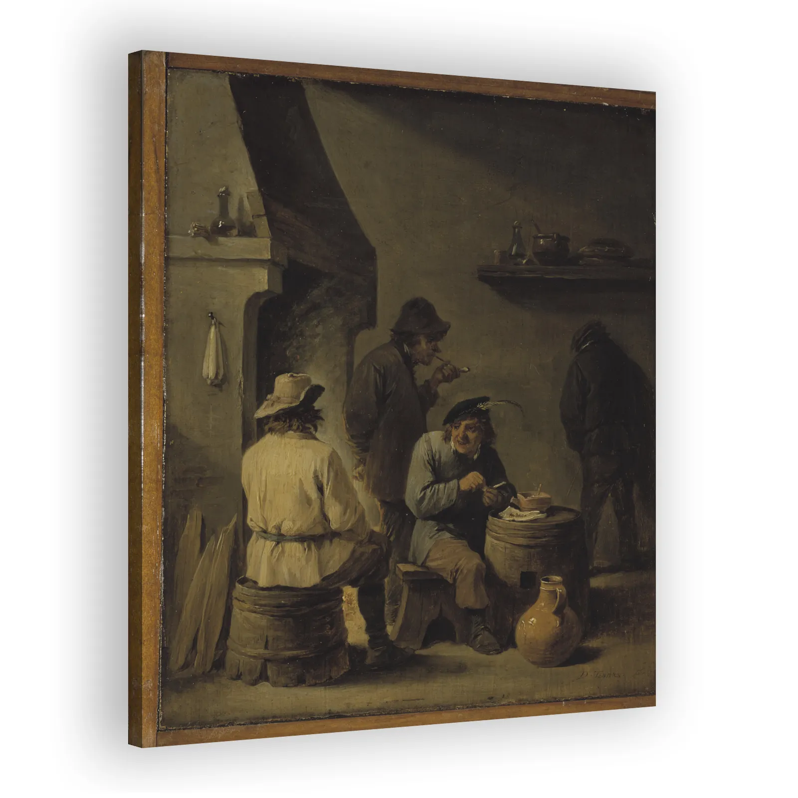 La tabagie by David Teniers The Younger - view 2 thumbnail