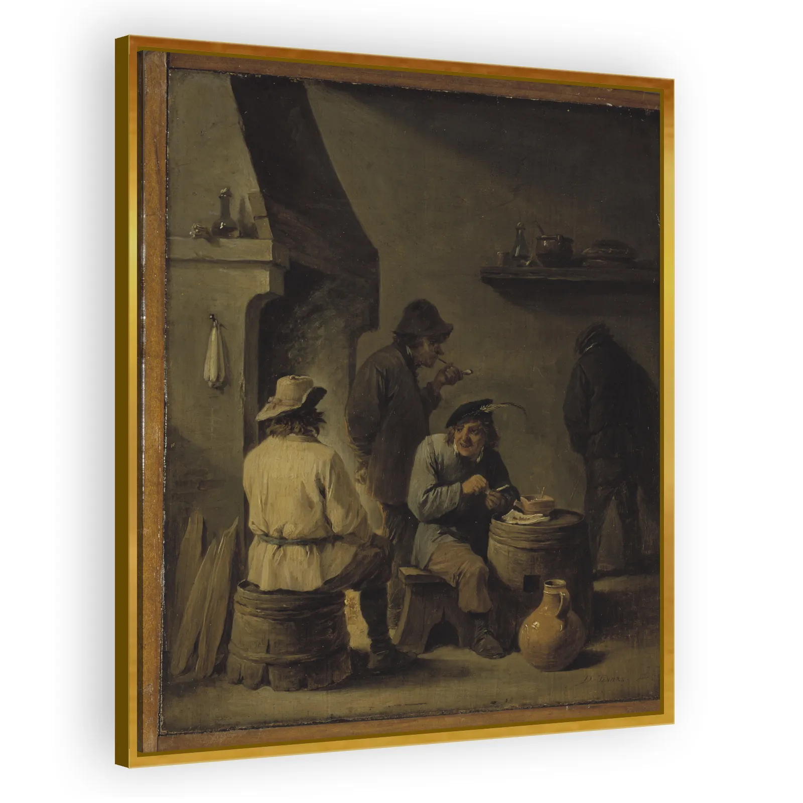 La tabagie by David Teniers The Younger - view 3 thumbnail