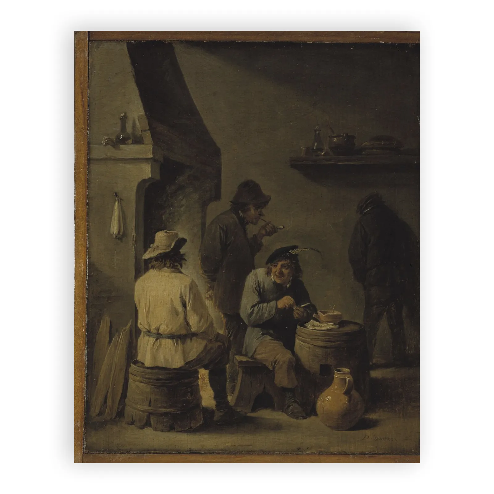 La tabagie by David Teniers The Younger - view 6 thumbnail