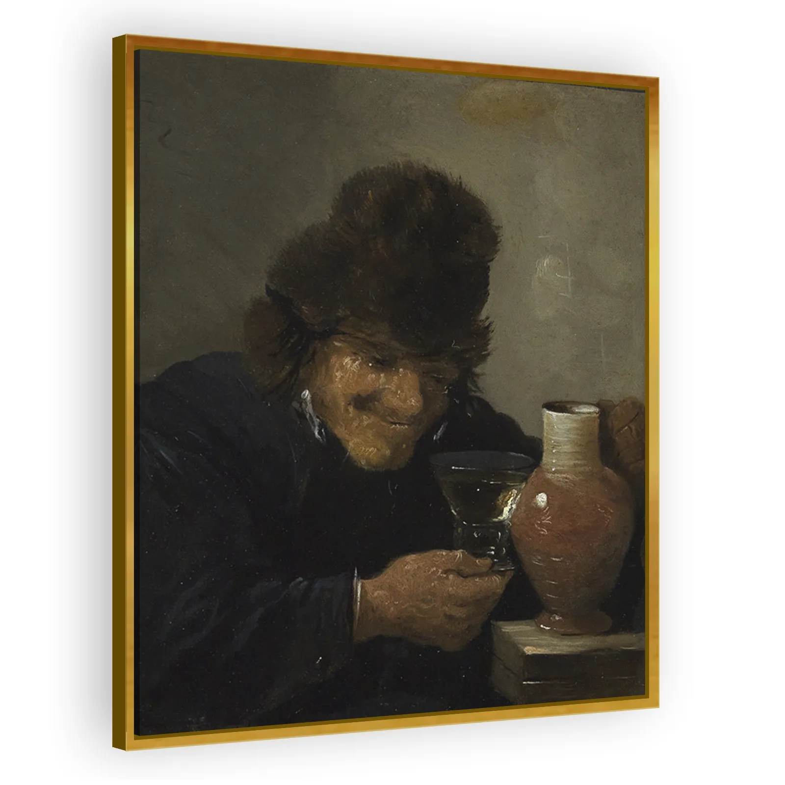 The Drinking Man by David Teniers The Younger - view 3 thumbnail