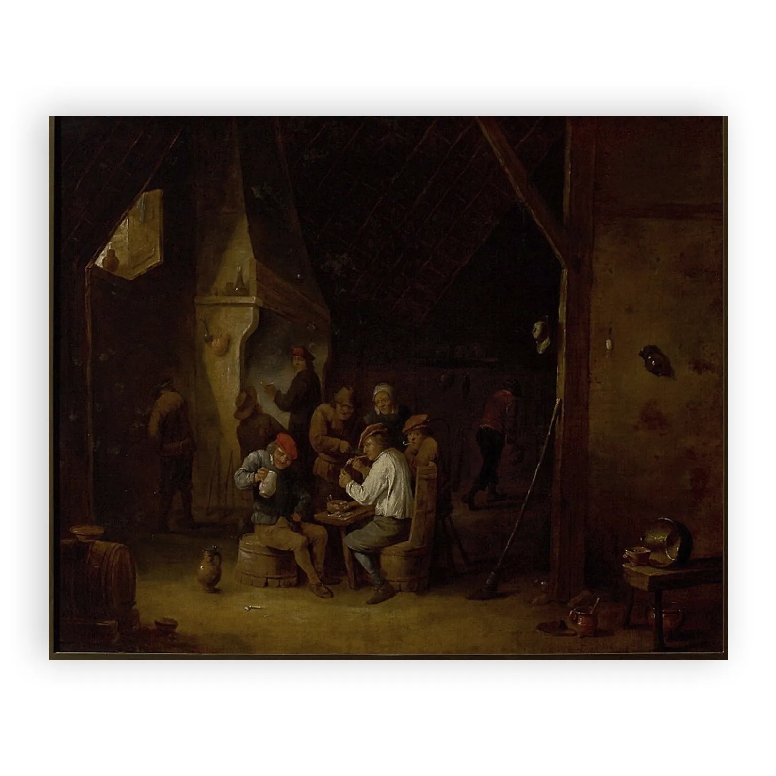 In a Tavern by David Teniers The Younger - view 6 thumbnail