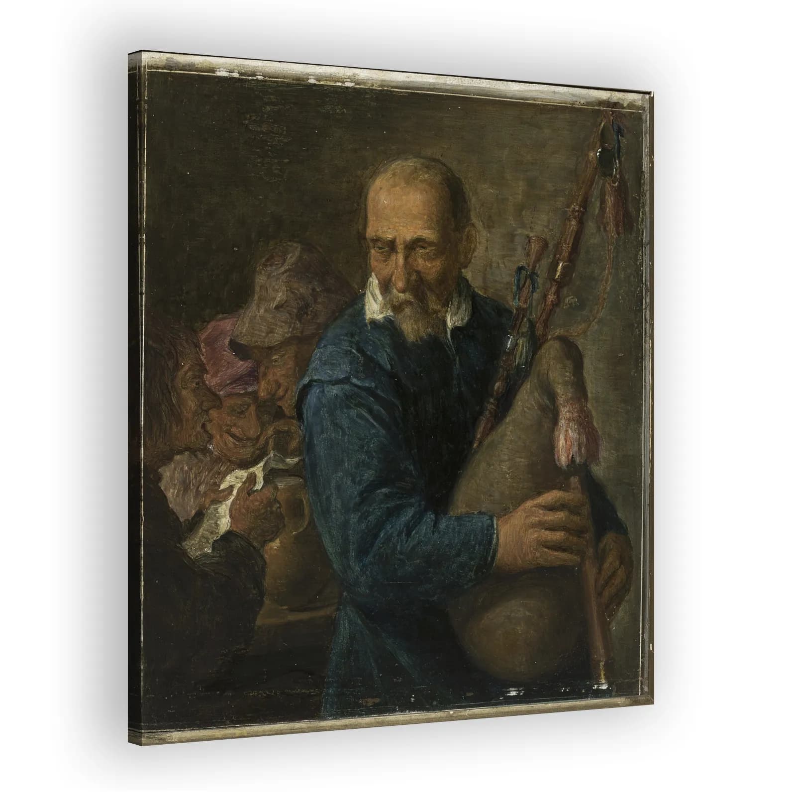 Bagpipe Player by David Teniers The Younger - view 2 thumbnail