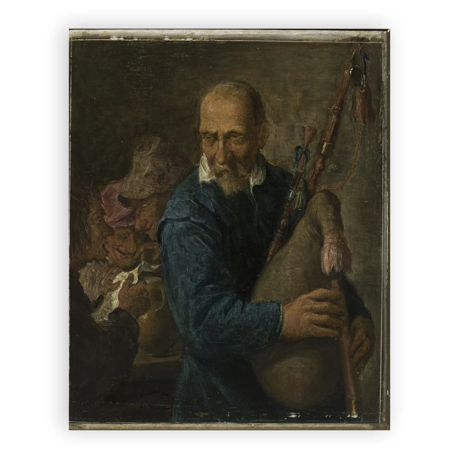 Bagpipe Player by David Teniers The Younger - view 6 thumbnail