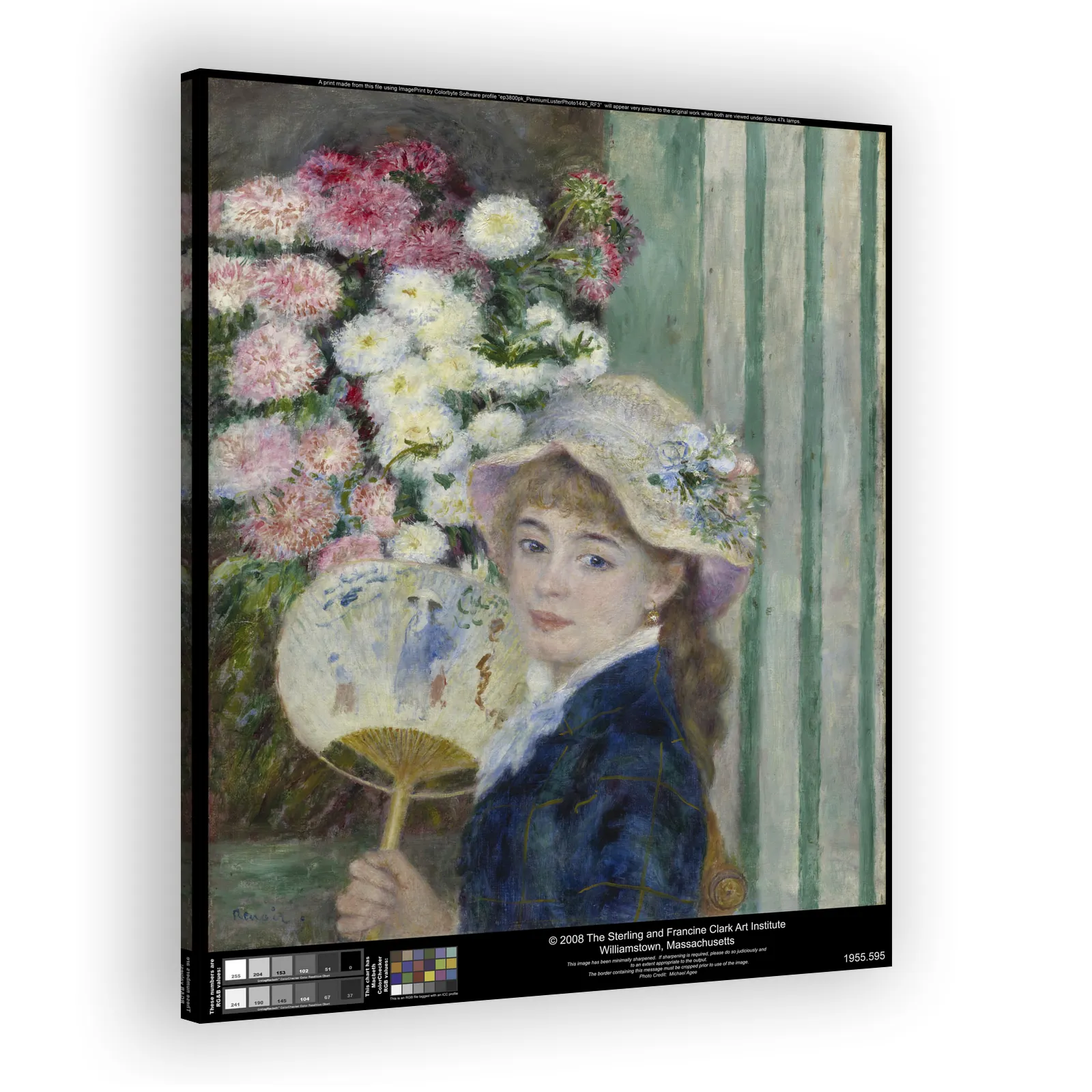 Woman with a Fan by Pierre Auguste Renoir - view 2 thumbnail