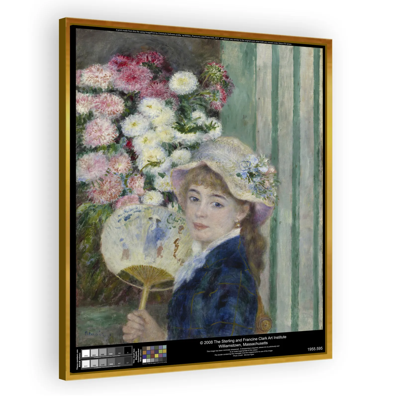 Woman with a Fan by Pierre Auguste Renoir - view 3 thumbnail