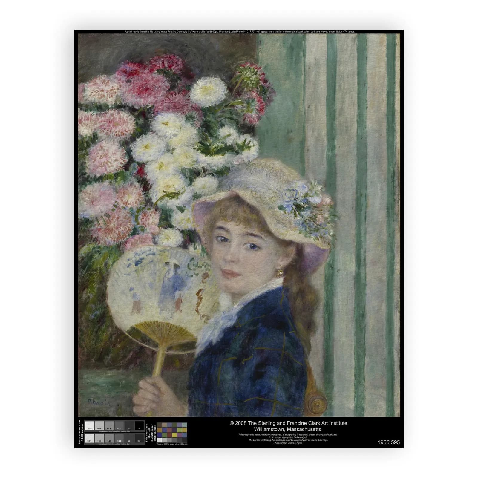 Woman with a Fan by Pierre Auguste Renoir - view 6 thumbnail