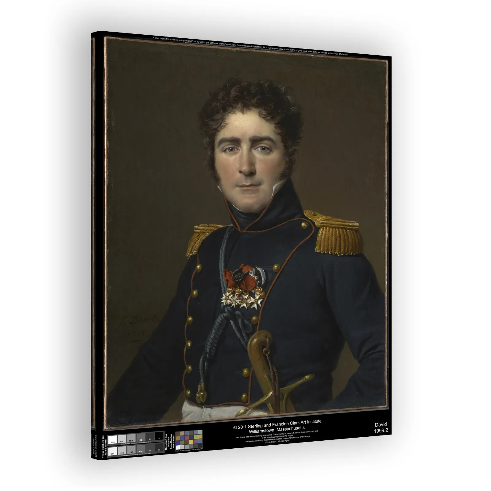 Comte Henri-Amédée-Mercure de Turenne-d'Aynac by Jacques Louis David - view 2 thumbnail