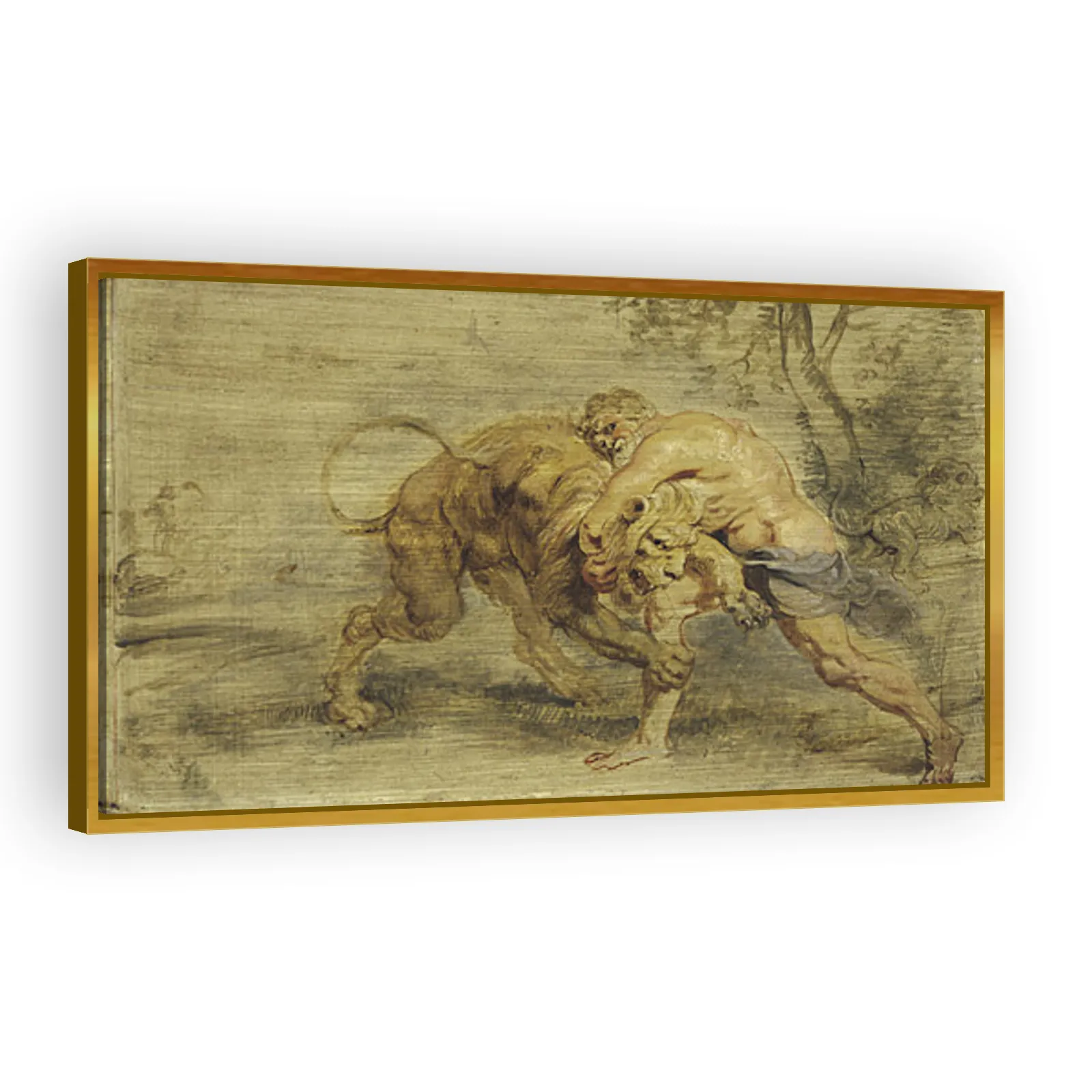 Hercules Strangling the Nemean Lion by Peter Paul Rubens - view 3 thumbnail