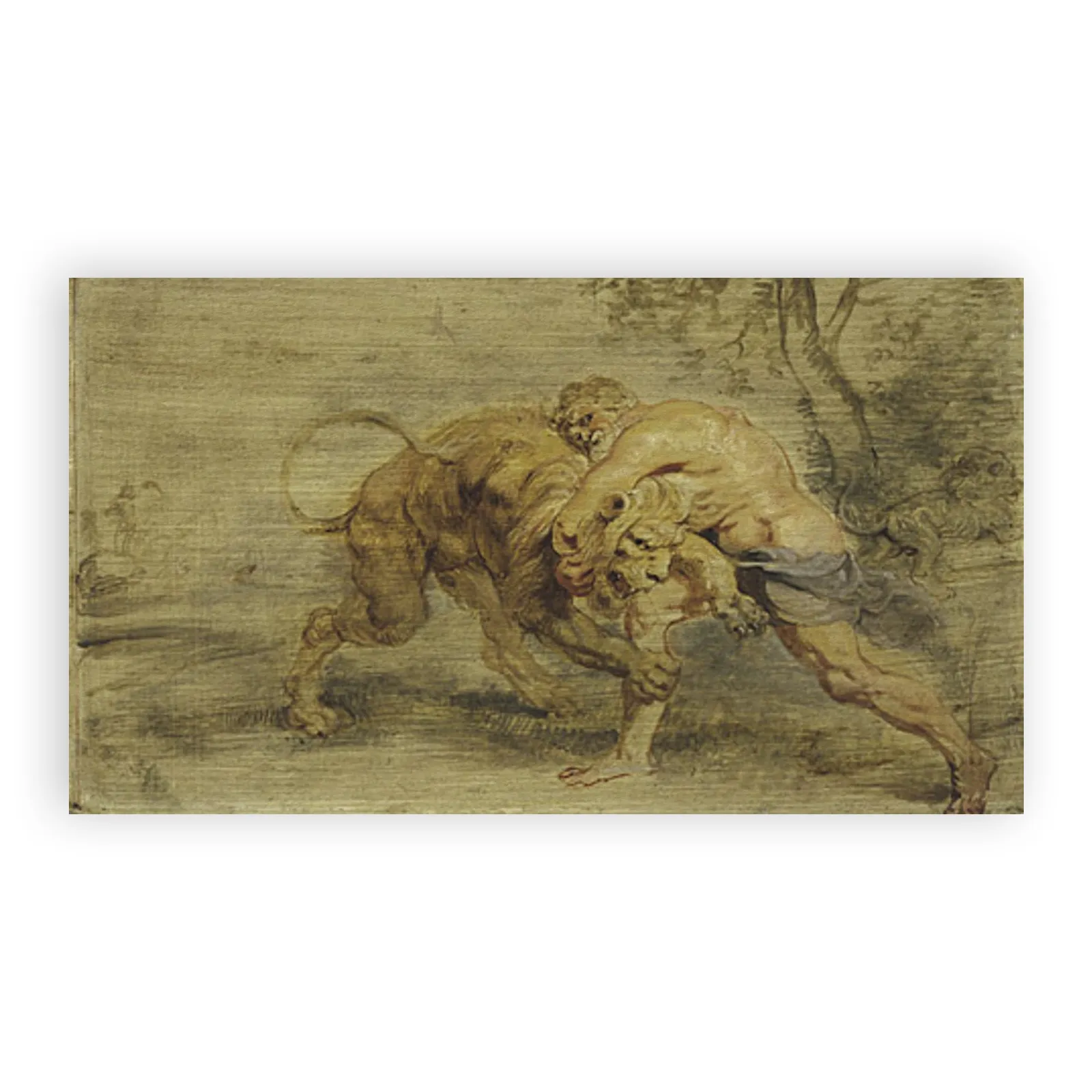 Hercules Strangling the Nemean Lion by Peter Paul Rubens - view 6 thumbnail
