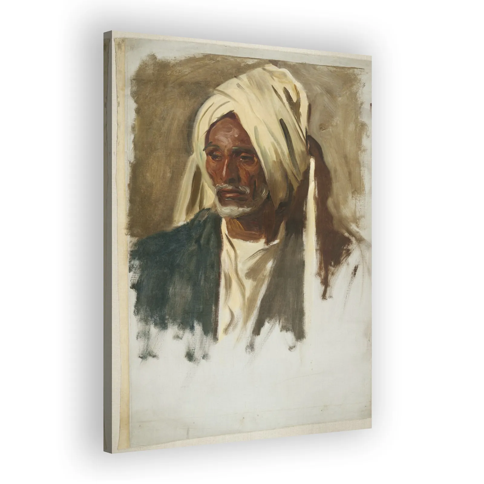Old Man with a White Beard by John Singer Sargent - view 2 thumbnail