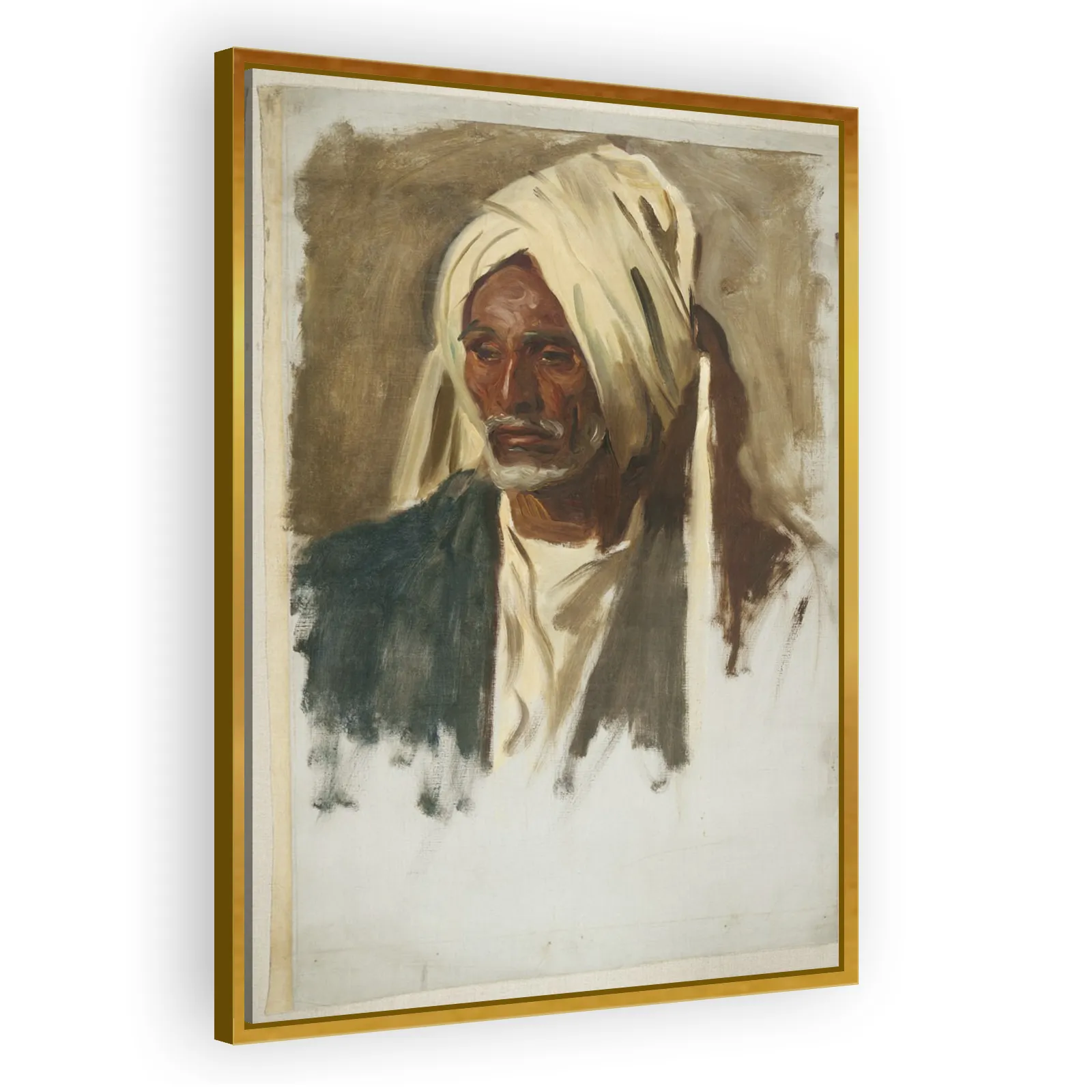 Old Man with a White Beard by John Singer Sargent - view 3 thumbnail