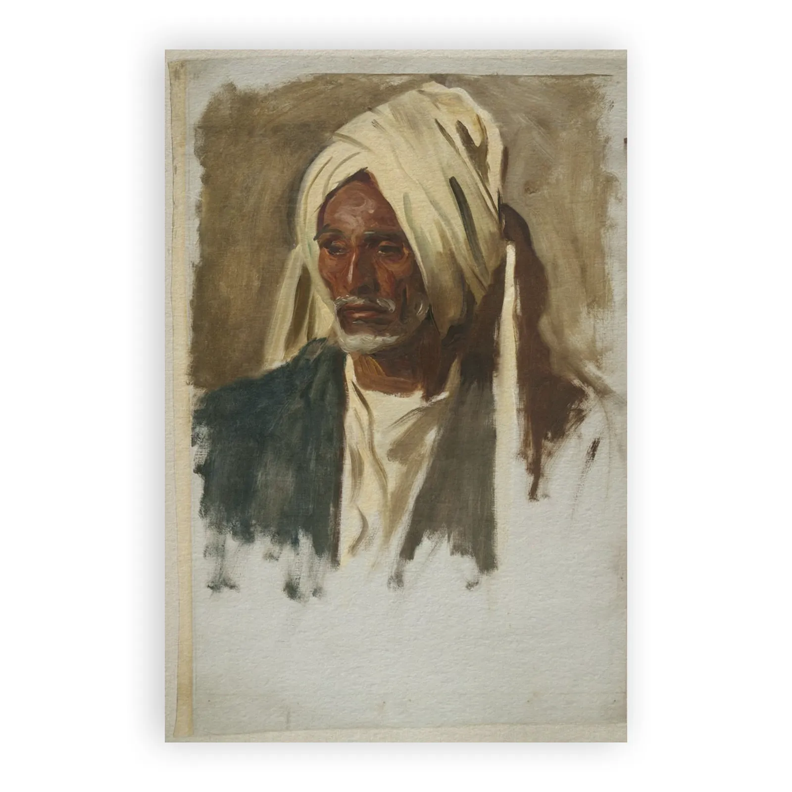 Old Man with a White Beard by John Singer Sargent - view 6 thumbnail