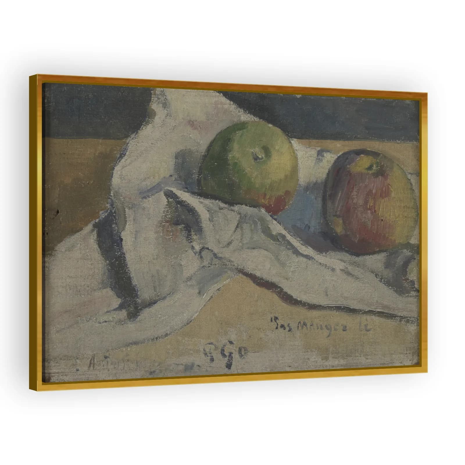 Nature morte aux deux fruits by Paul Gauguin - view 3 thumbnail