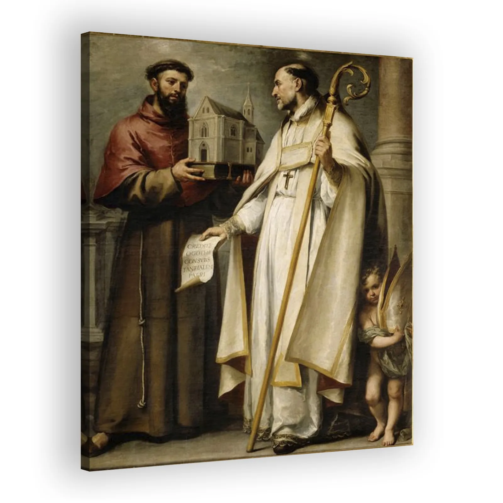 S. Leander and S. Bonaventura by Bartolome Esteban Murillo - view 2 thumbnail