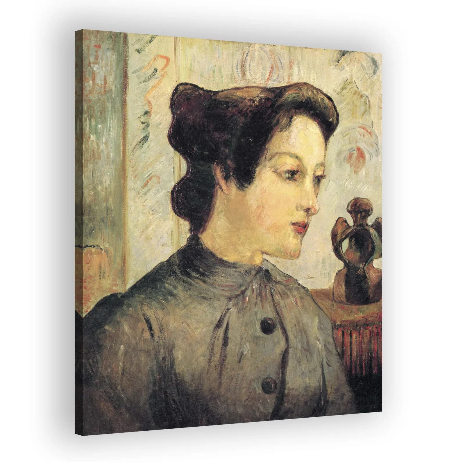 The Woman with the Hair Knots by Paul Gauguin - view 2 thumbnail