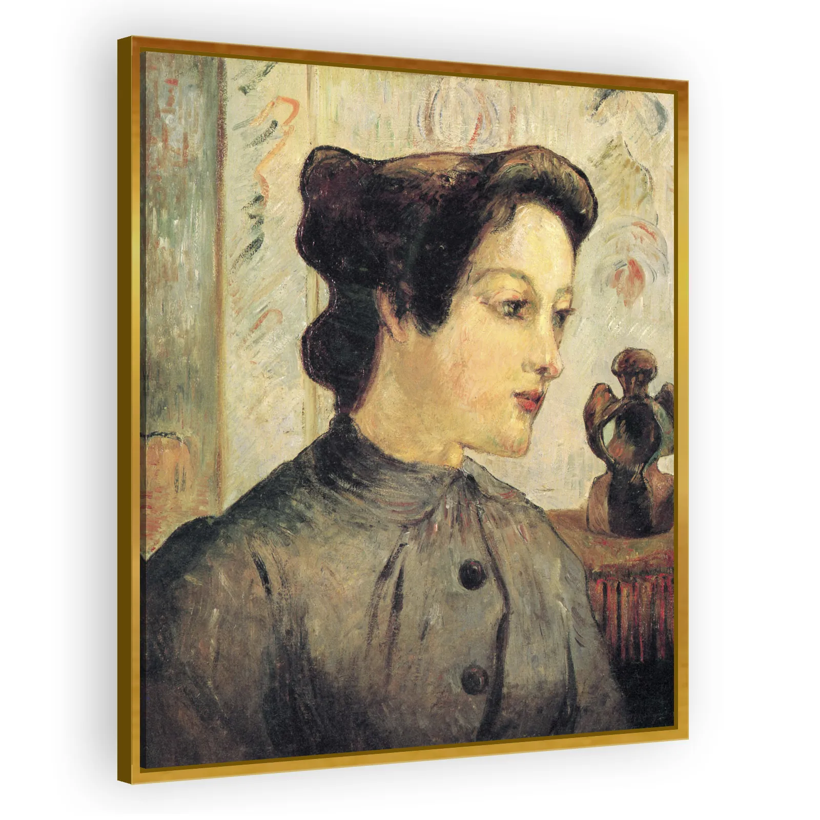 The Woman with the Hair Knots by Paul Gauguin - view 3 thumbnail