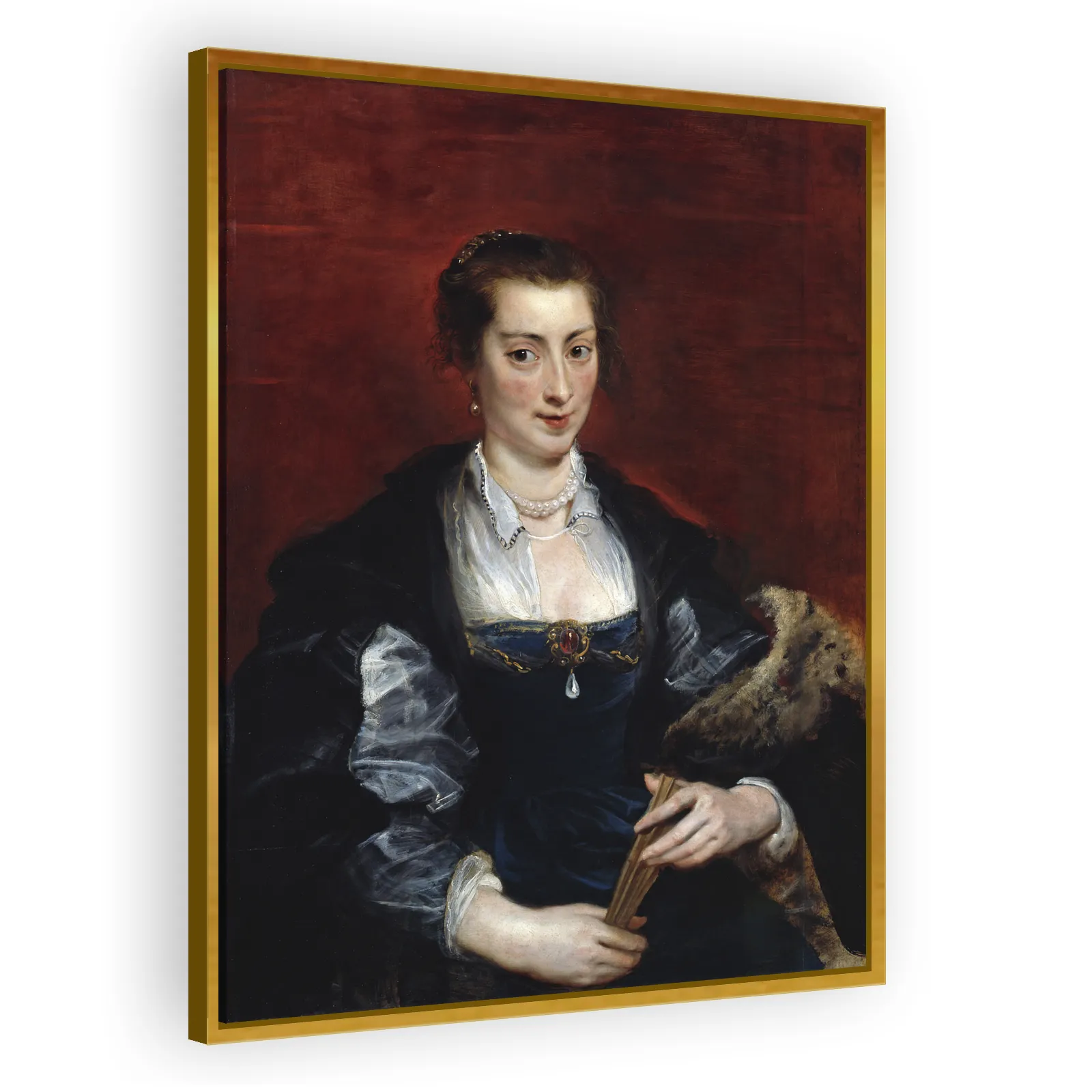 Portrait of a Woman (traditionally identified as Isabella Brant) by Peter Paul Rubens - view 3 thumbnail