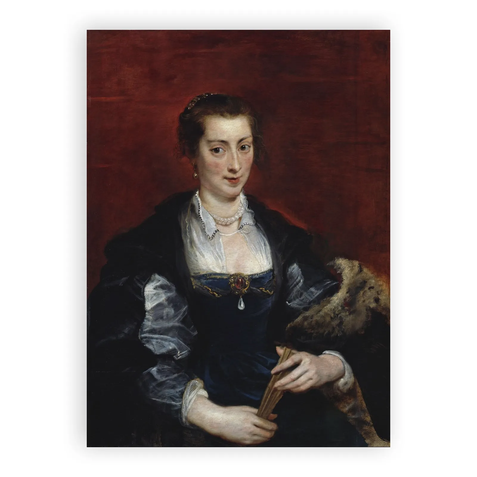 Portrait of a Woman (traditionally identified as Isabella Brant) by Peter Paul Rubens - view 6 thumbnail
