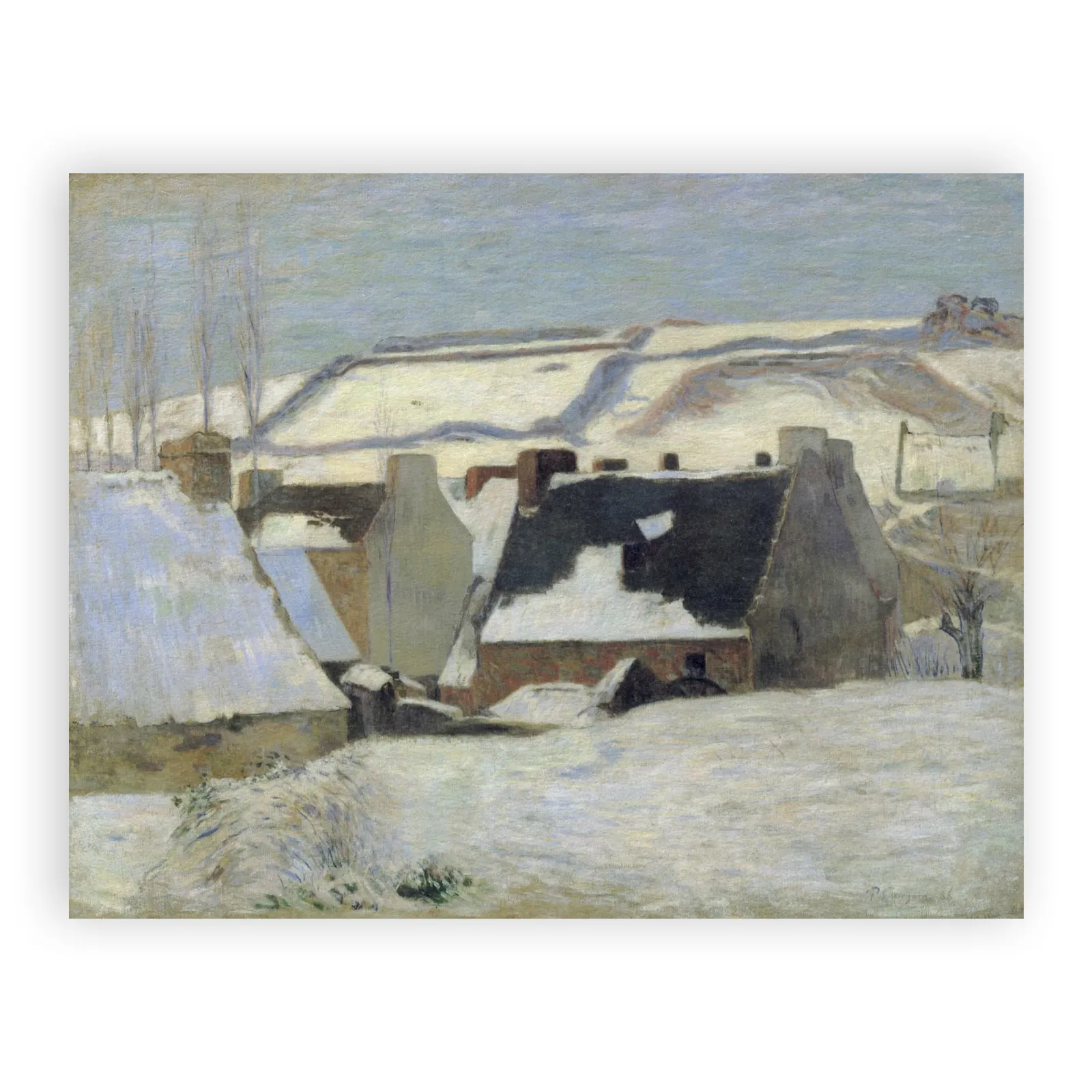 Pont-Aven sous la neige by Paul Gauguin - view 6 thumbnail