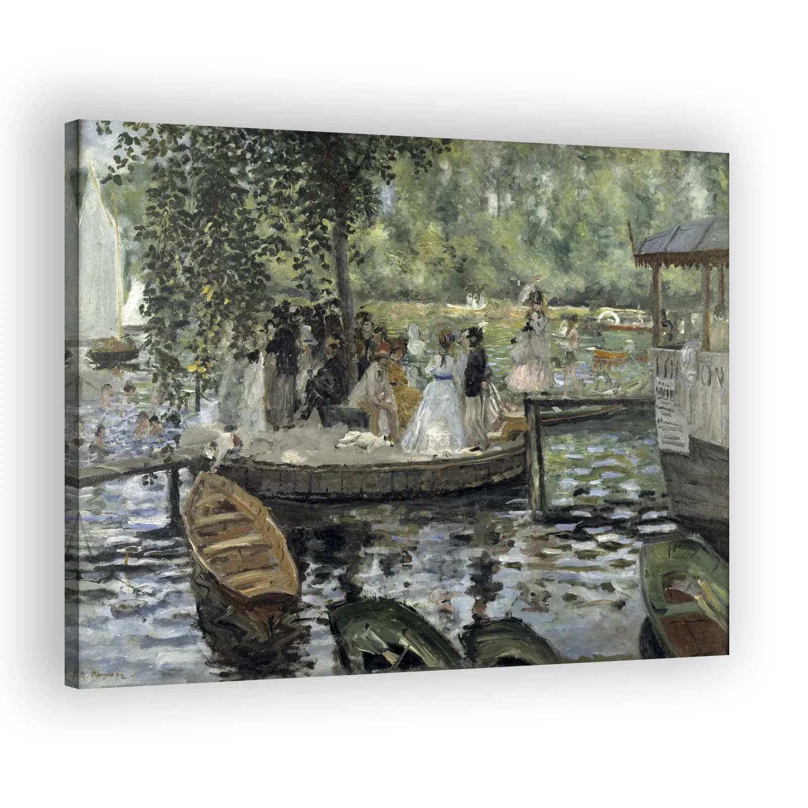 La Grenouillère by Pierre Auguste Renoir - view 2 thumbnail