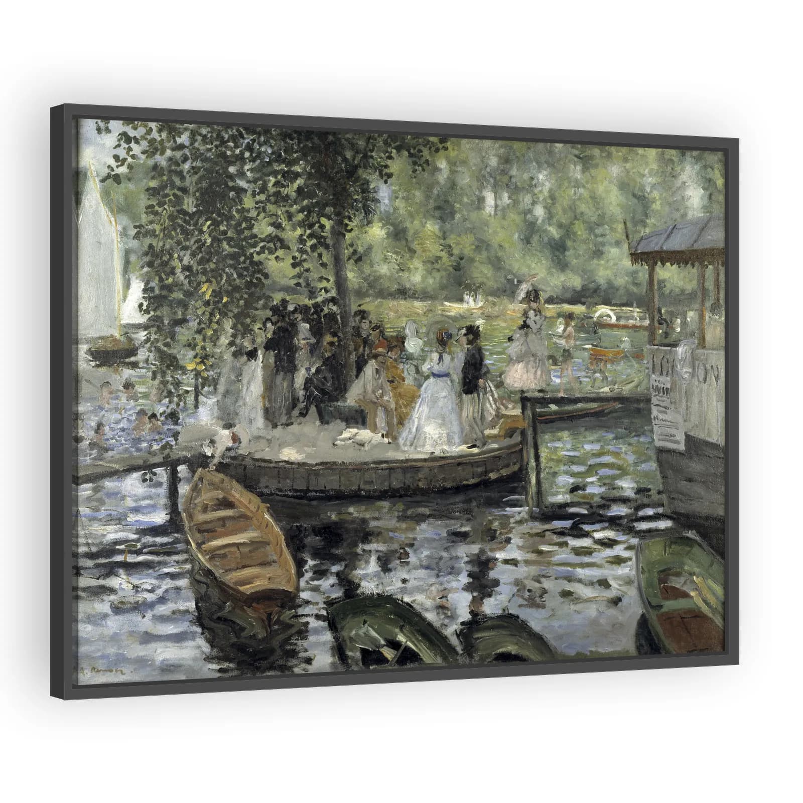 La Grenouillère by Pierre Auguste Renoir