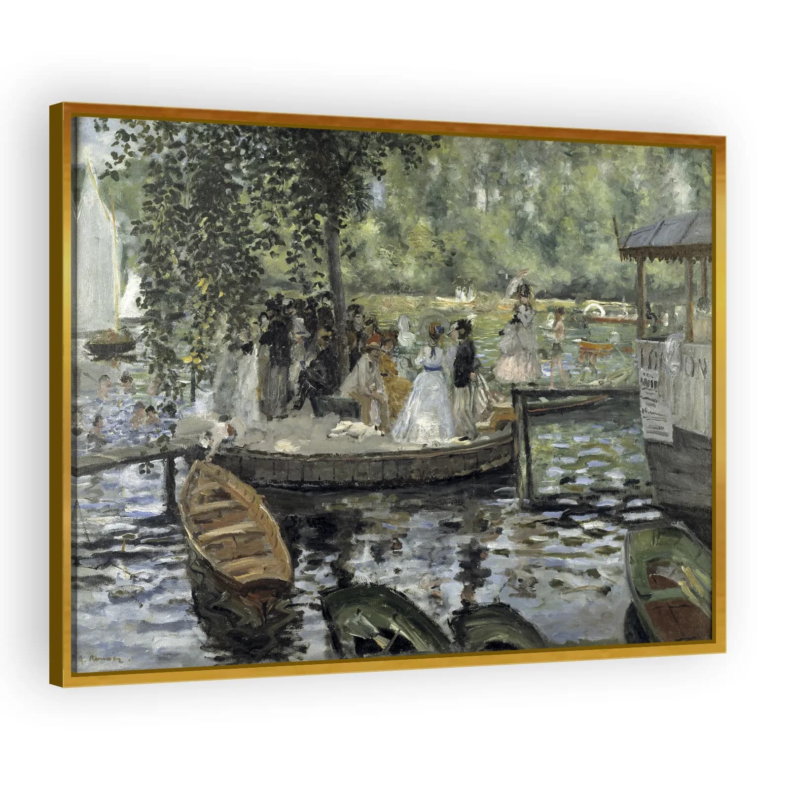 La Grenouillère by Pierre Auguste Renoir - view 3 thumbnail