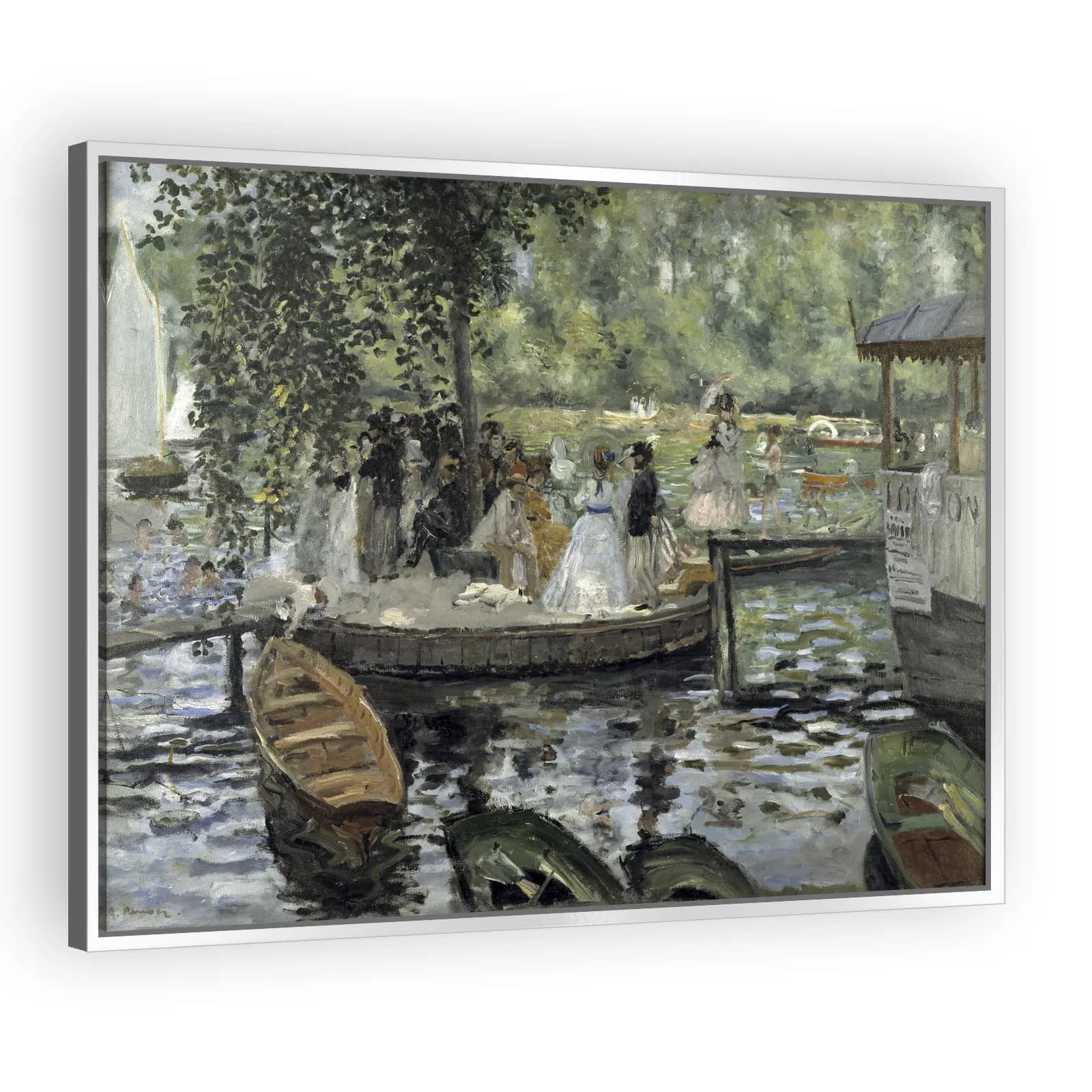 La Grenouillère by Pierre Auguste Renoir - view 4 thumbnail