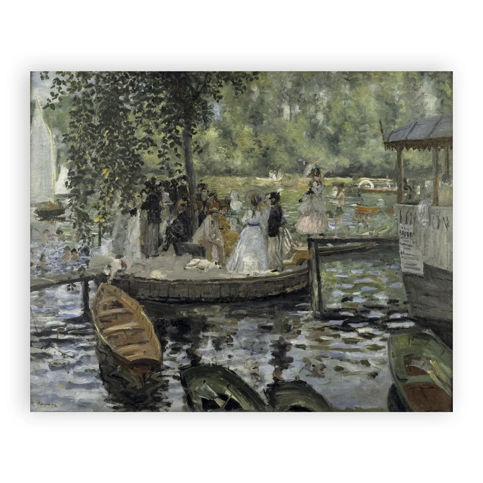 La Grenouillère by Pierre Auguste Renoir - view 6 thumbnail