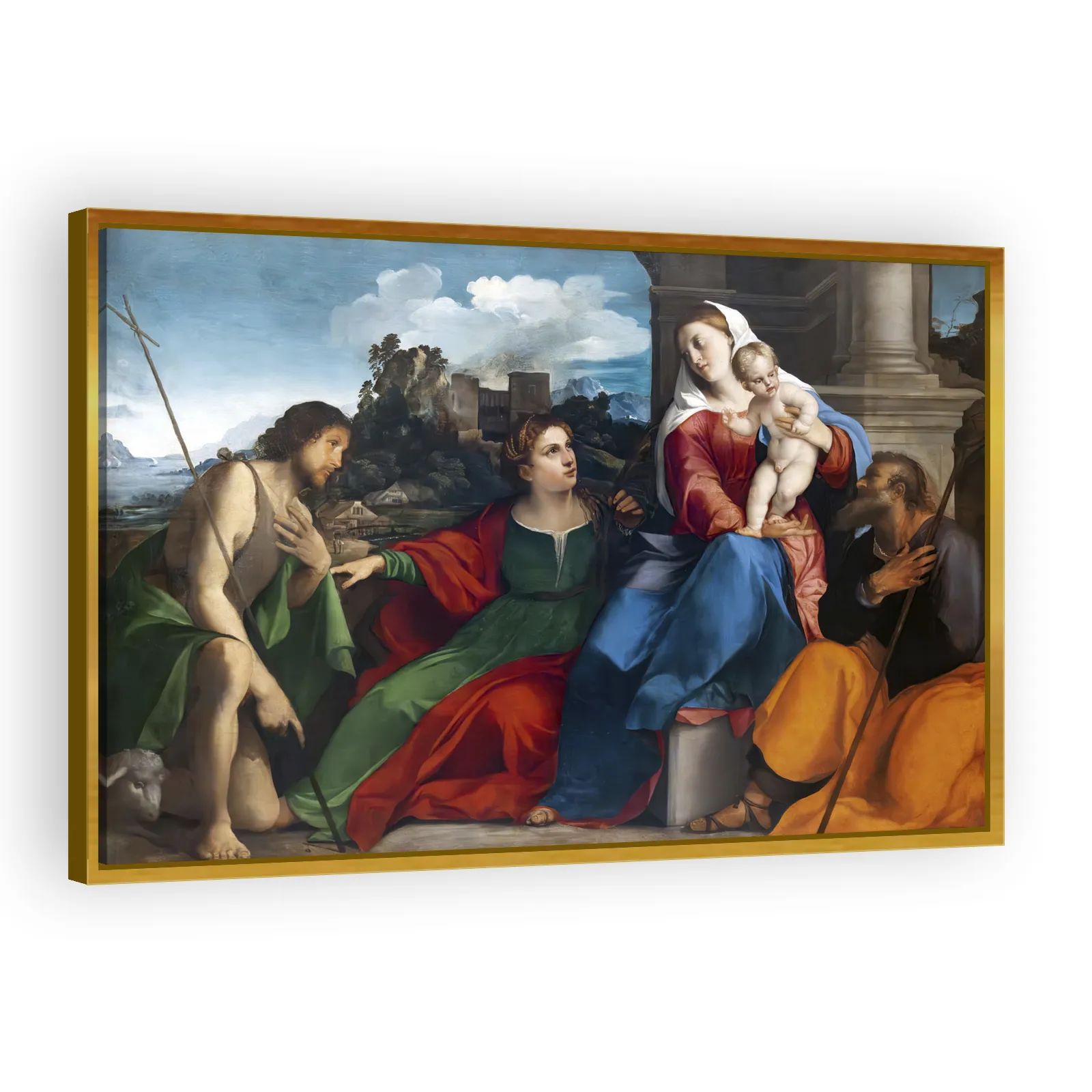 Holy Family with Saints Catherine of Alexandria and John the Baptist by Titian - view 3 thumbnail