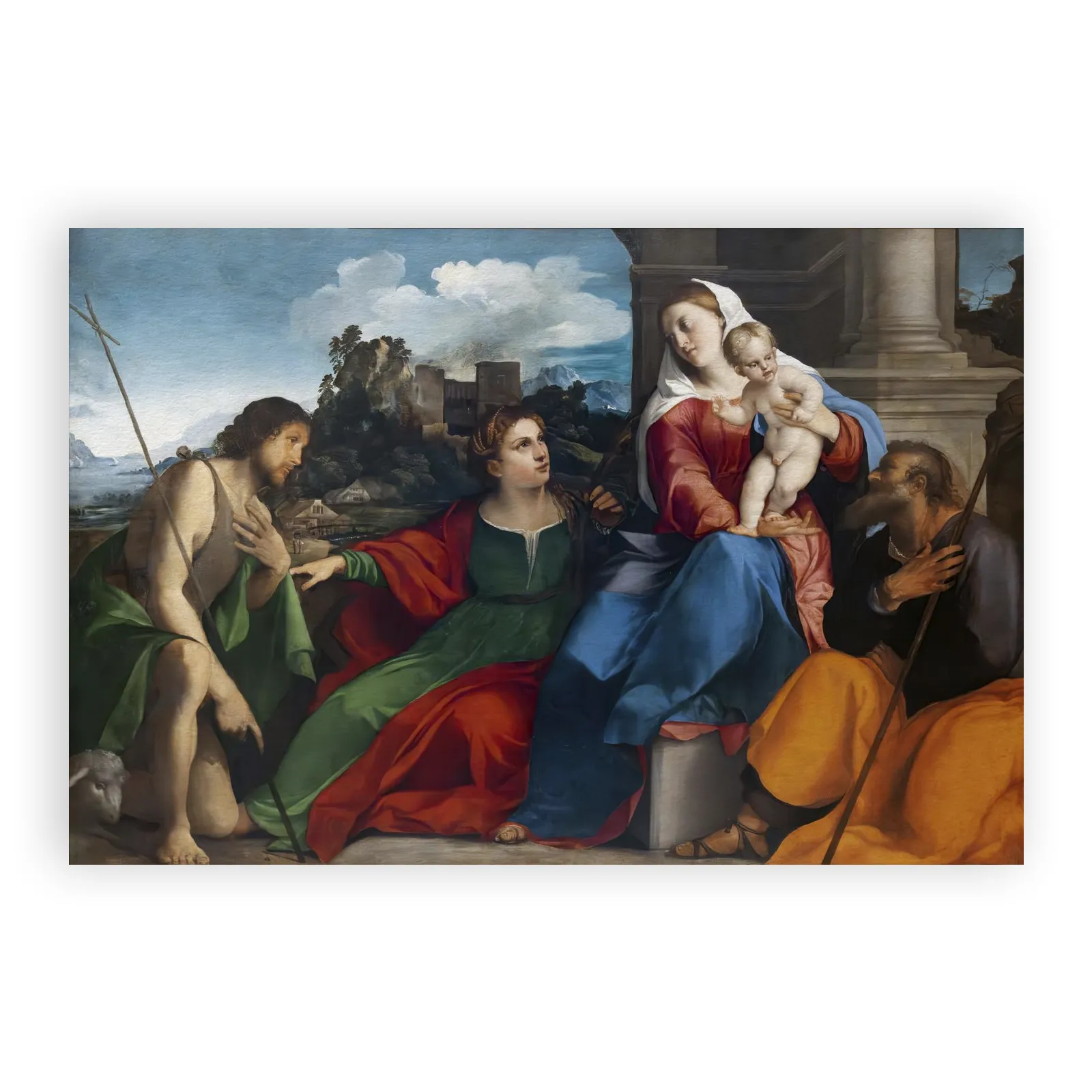 Holy Family with Saints Catherine of Alexandria and John the Baptist by Titian - view 6 thumbnail