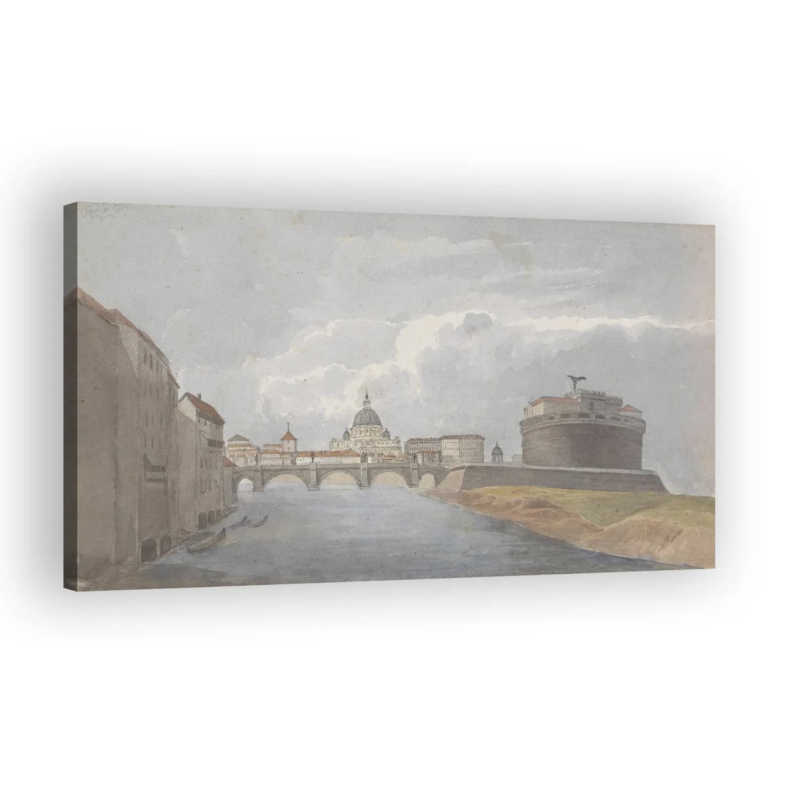 On the Tiber / Castle of St. Angelo by Isaac Weld - view 2 thumbnail