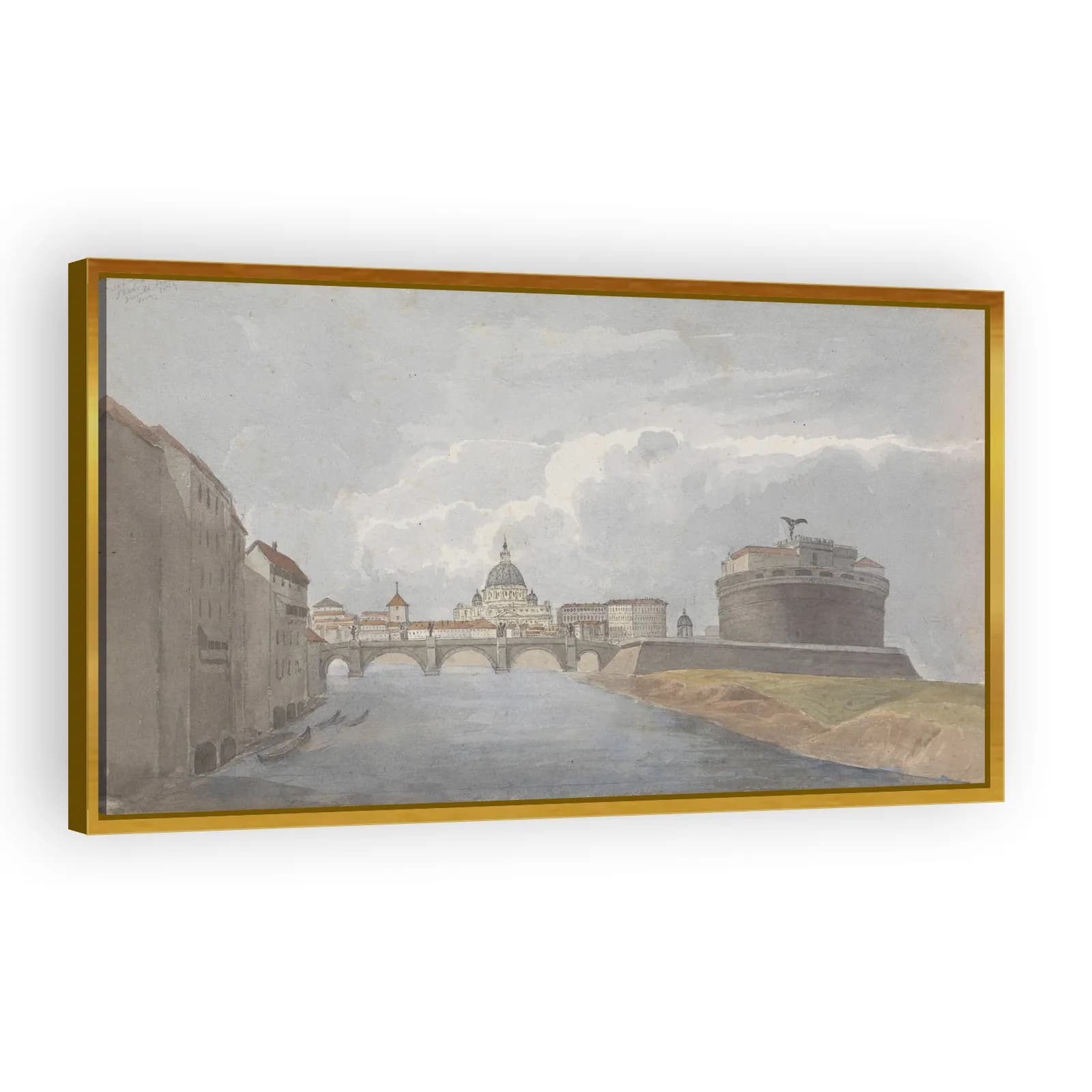 On the Tiber / Castle of St. Angelo by Isaac Weld - view 3 thumbnail