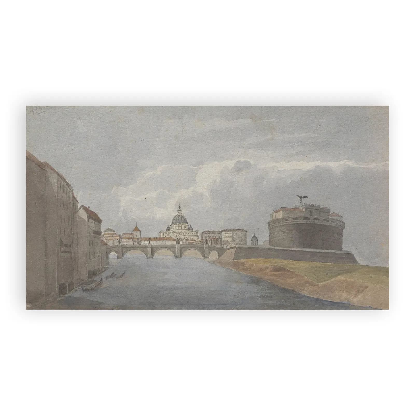 On the Tiber / Castle of St. Angelo by Isaac Weld - view 6 thumbnail