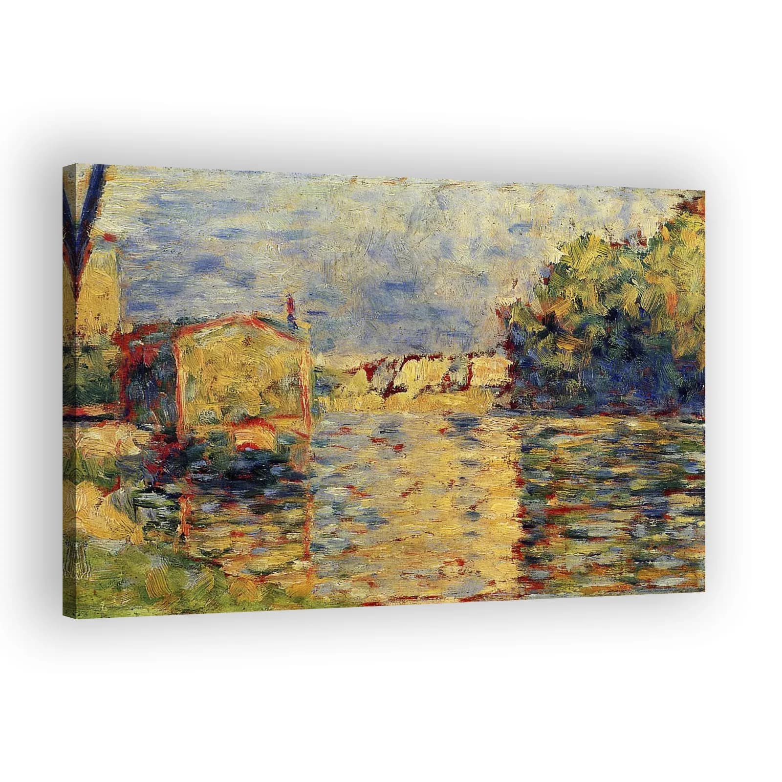Banks of the Seine near Courbevoie by Georges Seurat - view 2 thumbnail