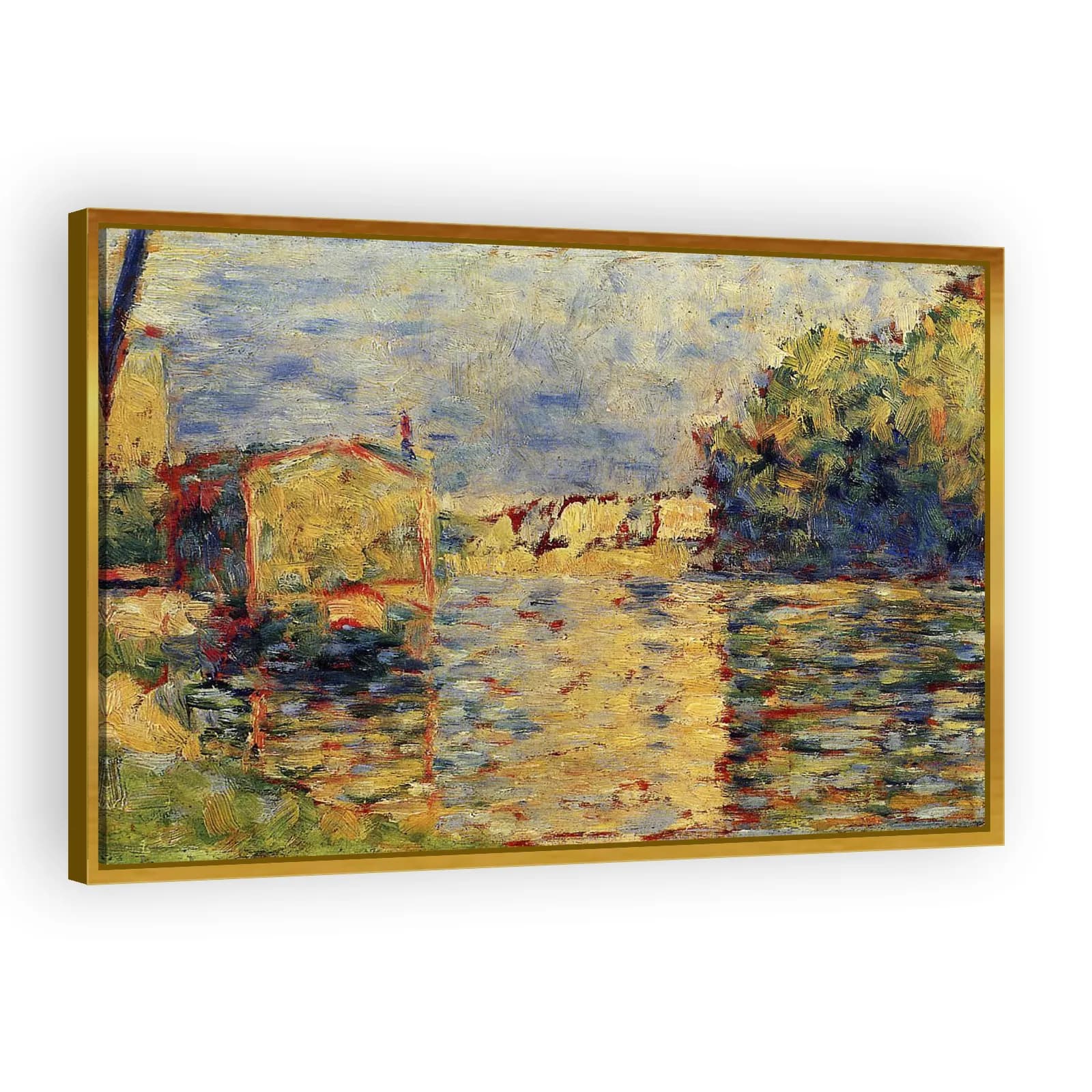 Banks of the Seine near Courbevoie by Georges Seurat - view 3 thumbnail