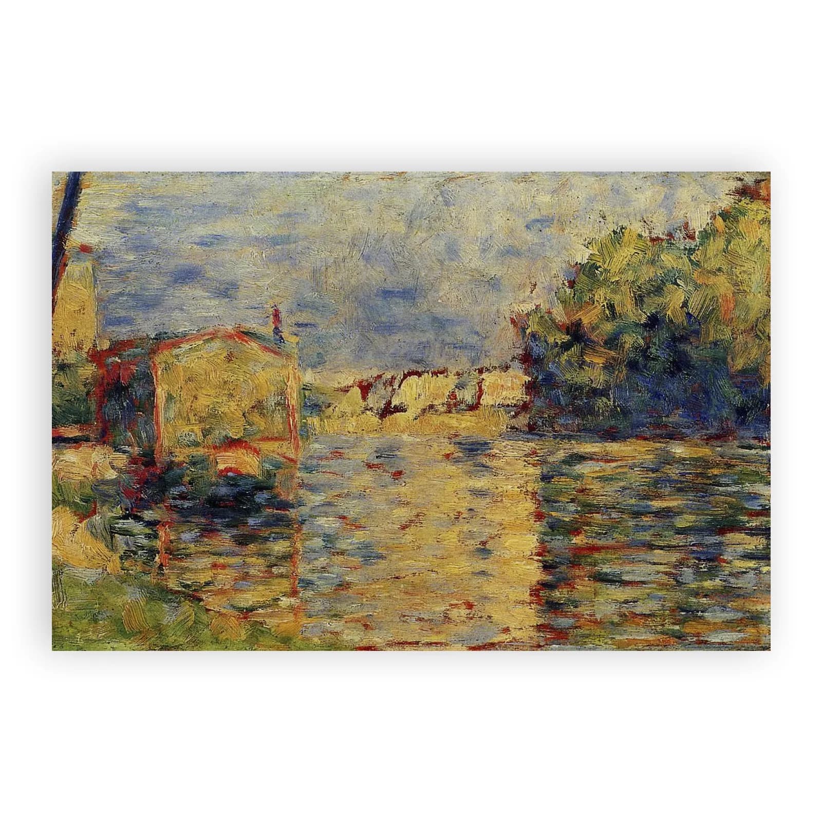 Banks of the Seine near Courbevoie by Georges Seurat - view 6 thumbnail