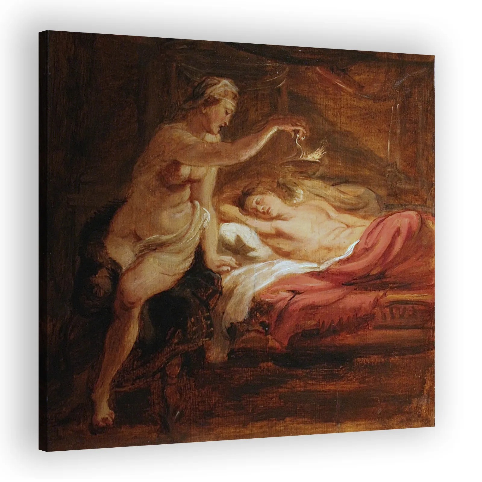 Cupid and Psyche (Apuleius, Metamorphoses V, 22) by Peter Paul Rubens - view 2 thumbnail