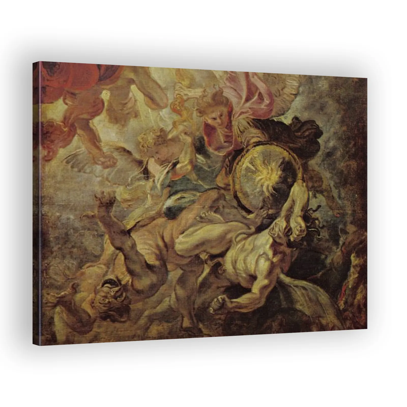 Archangel Michael Defeats Satan and the Rebellious Angels (Revelation 12:7–9) by Peter Paul Rubens - view 2 thumbnail