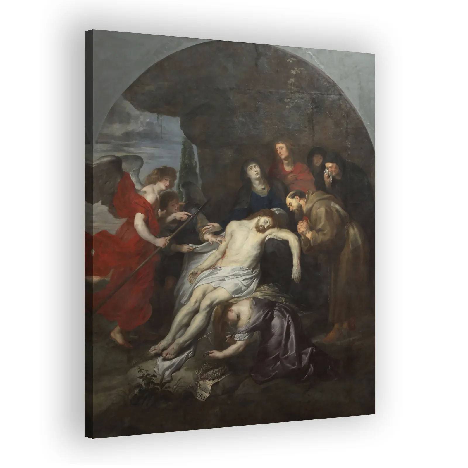 The Lamentation of Christ with Saint Francis, 1617-1620 by Peter Paul Rubens - view 2 thumbnail