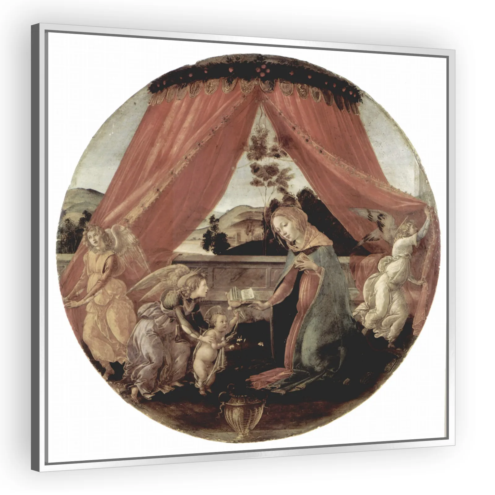 Madonna del Padiglione by Sandro Botticelli - view 4 thumbnail